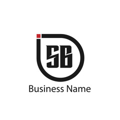 Initial Letter SB Logo Template Design