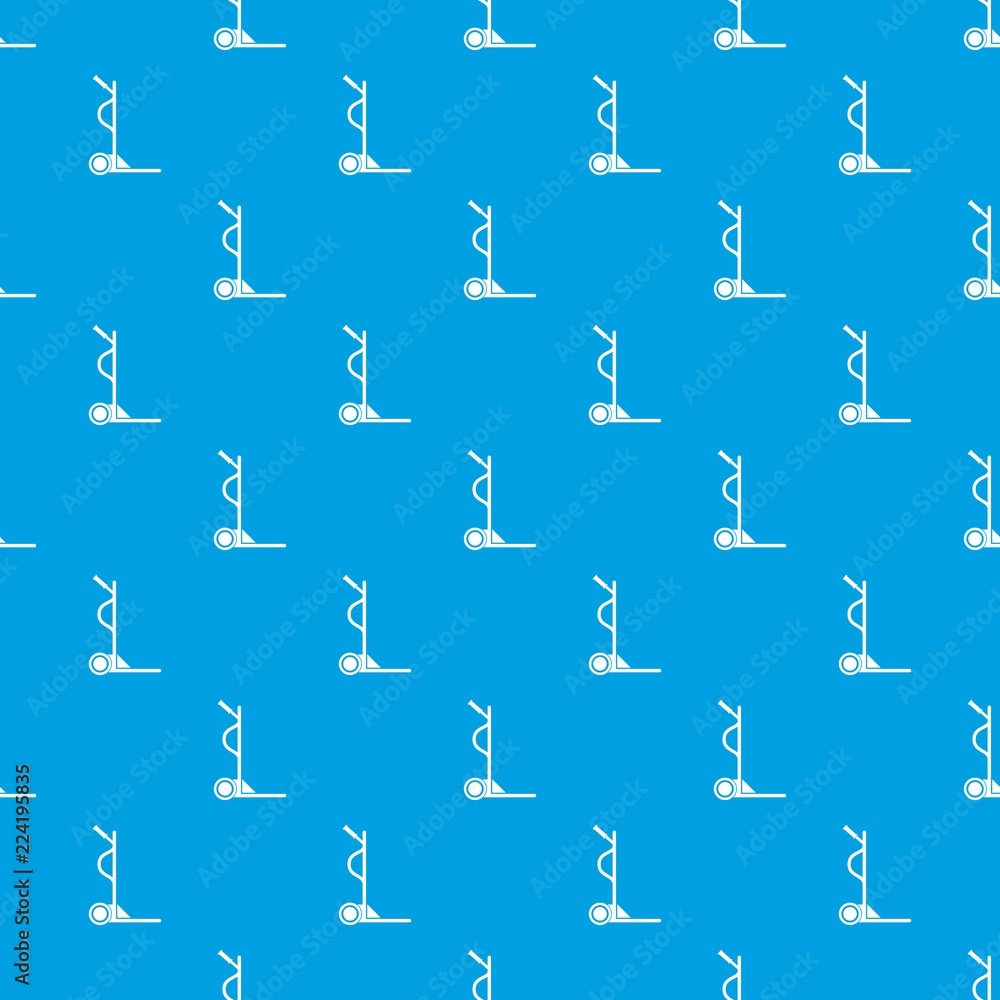 Poster large size trolley pattern vector seamless blue repeat for any use