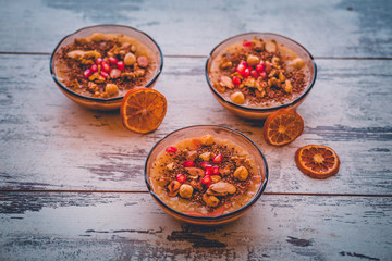 Traditional Turkish food ashura 2