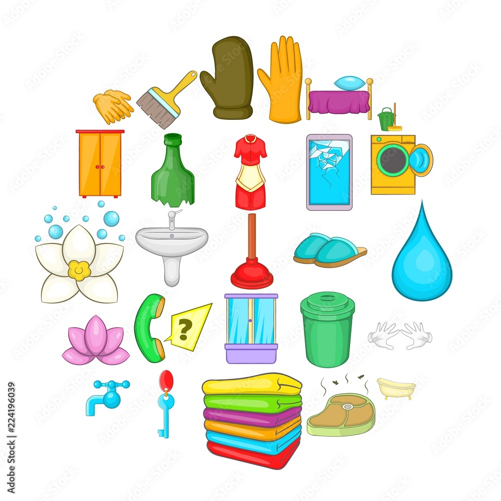 Aufkleber frequenter icons set. cartoon set of 25 frequenter vector icons for web isolated on white background