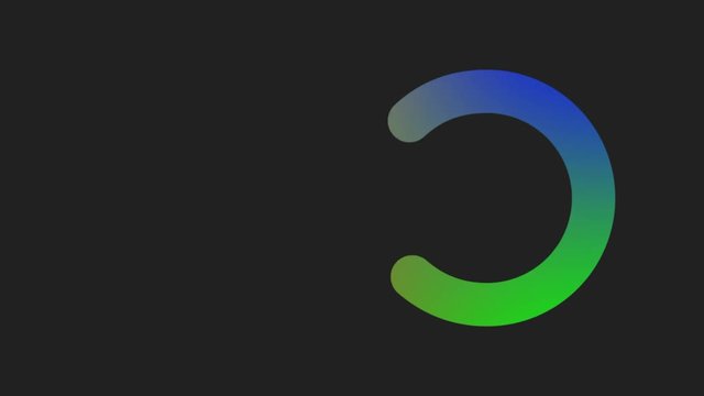 Moving infinity sign. Seamless loop animation