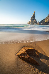 The beautiful Praia da Ursa beach on Portugal's wild Atlantic coast