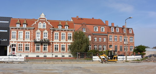 Museumshafen und Salinenstraße in Greifswald