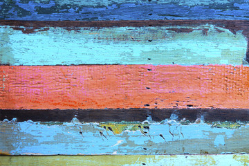 Old wooden floor or wall paint