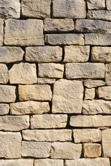 mur de pierre taillées