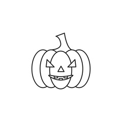 Pumpkin of icon the helloween the evil