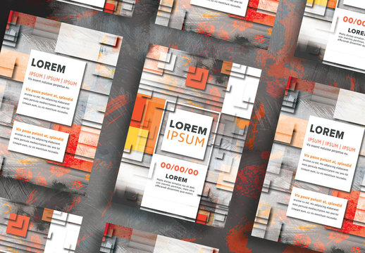 Geometric Flyer Layout