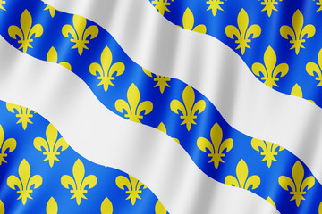 Flag of Yvelines, France