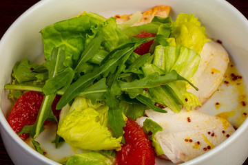 Chicken breast with orange