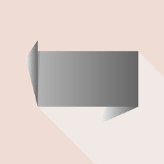 origami banners for web design, vector illustration.