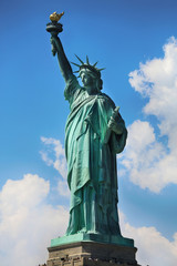 Fototapeta na wymiar The Statue of Liberty at New York City