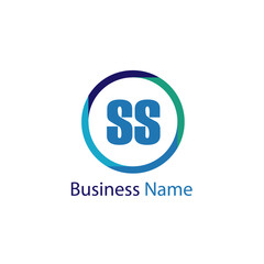 Initial Letter SS Logo Template Design