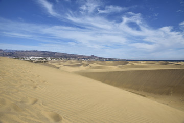 Fototapeta na wymiar Dunes de Maspalomas - Gran Canaria 