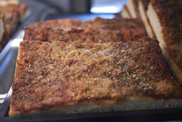 Sicilian focaccia (Sfincione)
