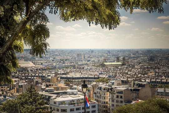 Vue sur Paris depuis, Montmartre