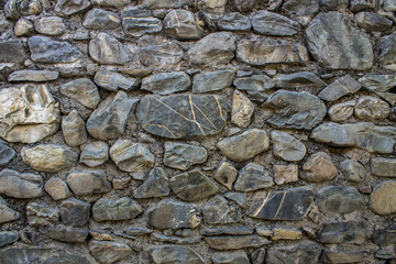 Old stone background. Texture of ancient masonry