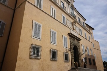 Fototapeta na wymiar Pontifical palace of Castel Gandolfo
