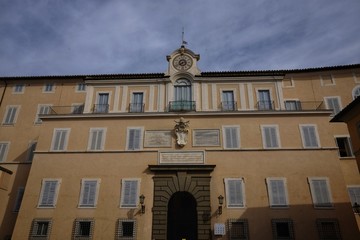 Fototapeta na wymiar Pontifical palace of Castel Gandolfo