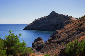 big mountain by the sea