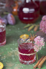 alcoholic plum tincture