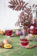 alcoholic plum tincture