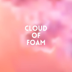 pink square blurred background - clouds sunset colors
