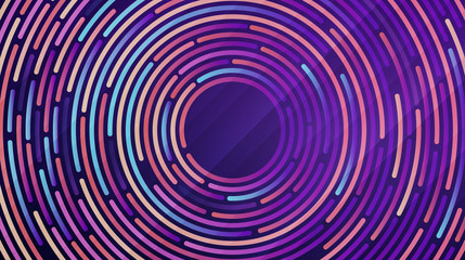 Modern abstract round geometric gradient background