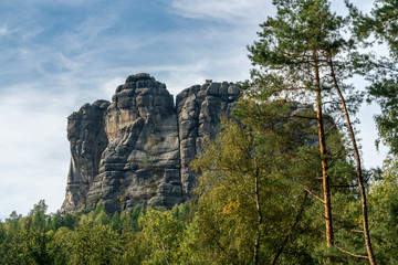 Falkenstein at the Saxon Switzerland, Elb Sandstone Mountains 