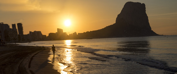 Amecer en Calpe