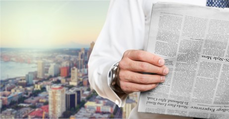 Naklejka premium Newspaper.