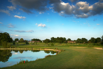 Fototapeta na wymiar Golf course in Surrey, England, UK