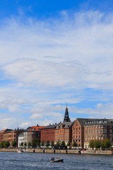 Obraz premium Copenhagen across water