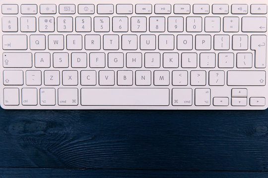 Computer keyboard wood office desk