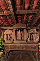 Fototapeta na wymiar Virgin Mary altars-Filipino ancestral house in Parian district. Cebu City-Philippines-0727