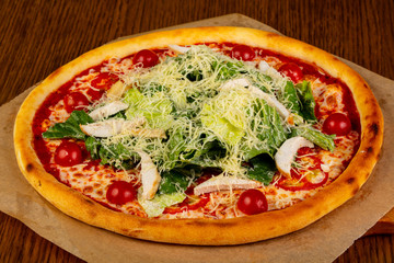 Pizza Caesar with chicken