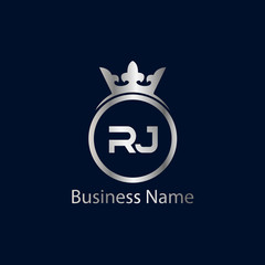 Initial Letter RJ Logo Template Design