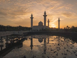 Fototapeta na wymiar The tengku ampuan jemaah mosque