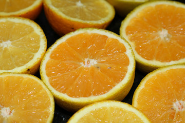Background oranges fruits - healthy food
