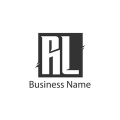 Initial Letter RL Logo Template Design