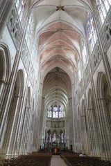 In der Kathedrale von Auxerre, Burgund