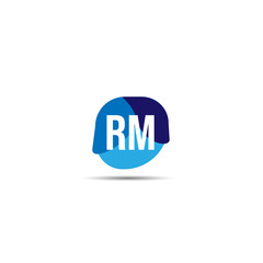 Initial Letter RM Logo Template Design