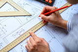 
Architectural blueprints 