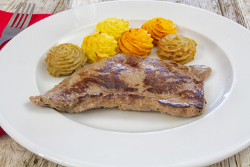 steak et pommes dauphine