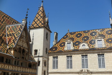 Hôtel-Dieu in Beaune , Burgund