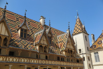 Hôtel-Dieu in Beaune , Burgund