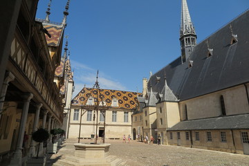 Hôtel-Dieu in Beaune , Burgund