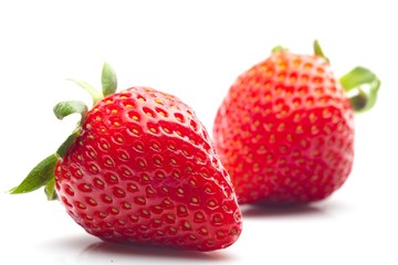 Fresh and Ripe Strawberries