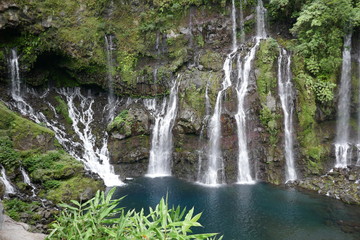 Cascades Langevin, les plus belles cascades de l'ile de la r&eacute;union (France)