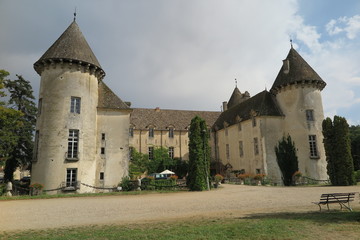 Fototapeta na wymiar Schloss Savigny-lès-Beaune, Burgund