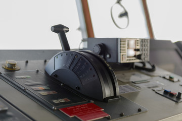 Fototapeta na wymiar Navigational control panel